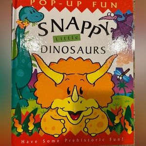 Snappy Little Dinosaurs Pop-Up Book 2001. Ages 4-6. Like new all pop ups pop up.